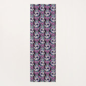 Sugar Skull Cat Pattern Yogamat (Achterkant)