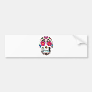 Sugar Skull - Dag van de dood, Tattoo, Mexico Bumpersticker