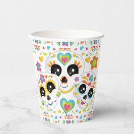 Sugar Skull Day of the Dead Halloween Verjaardag Papieren Bekers