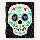Sugar Skull Day of the Dead Notebook Notitieboek (Voorkant)