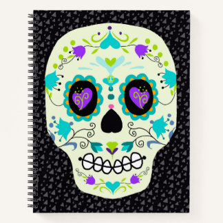Sugar Skull  Day of the Dead Notebook Notitieboek