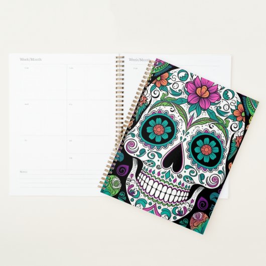 Sugar Skull Day Of The Dead Planner (Display)
