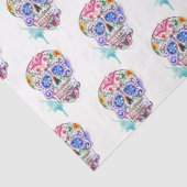Sugar Skull Day van het Dode Leven Viering Kleur Tissuepapier (Detail)