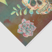 Sugar Skull Decoupage Papier 2 Dia De Los Muertos (Detail)