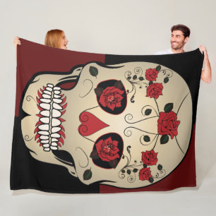 Sugar Skull dekens - Rozen & Lady Bugs