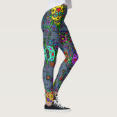 Sugar Skull Denim Kijk de Leggings van vrouwen (Rechts)