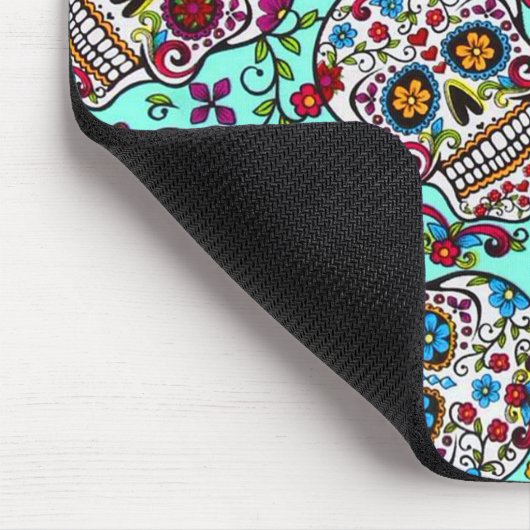 Sugar Skull, Dia de los Muertos #1 Muismat (Hoek)