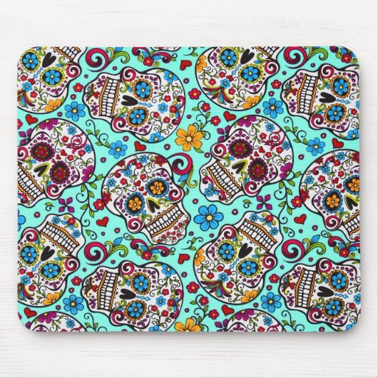 Sugar Skull, Dia de los Muertos #1 Muismat (Voorkant)