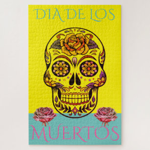 Sugar Skull Dia de Los Muertos Legpuzzel
