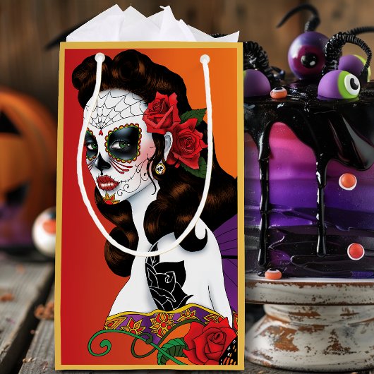 Sugar Skull Fairy Sunset Klein Cadeauzakje