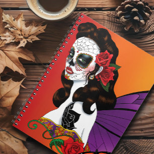 Sugar Skull Fairy Sunset Notitieboek