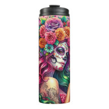"Sugar Skull Fairy Tumbler Wrap | Dag van de Doden
