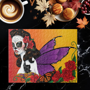 Sugar SKull Fairy Zonsondergang Legpuzzel