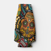 SUGAR SKULL Halloween Bottle Cooler (Voorkant)