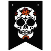 Sugar Skull Halloween Party Bunting Banner (Derde vlag)