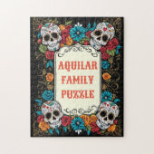 Sugar Skull Jigsaw Puzzle – Día de Muertos Gift Legpuzzel (Verticaal)