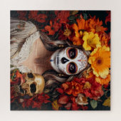 Sugar Skull Lady Puzzle Legpuzzel (Horizontaal)