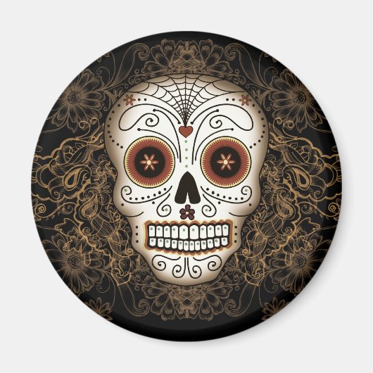 Sugar Skull Magnet Magneet (Voorkant)