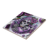 Sugar Skull Mama Tegeltje (Zijkant)