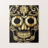 Sugar Skull Mexicaanse dag van de dode culturele k Legpuzzel (Verticaal)