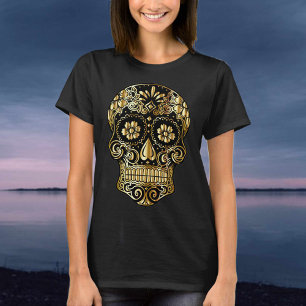 Sugar Skull Mexicaanse dag van de dode culturele k T-shirt