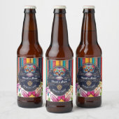  Sugar Skull Mexican Theme Bierlabel Bier Etiket (Flessen)