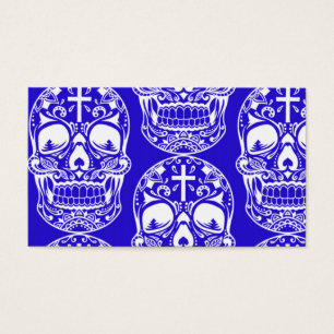 Sugar Skull Midngiht Blue.png Visitekaartjes