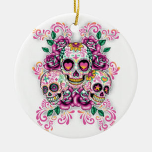 Sugar Skull Ornament
