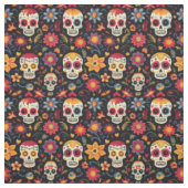 Sugar Skull Pattern-Day van de dode stof door de (Swatch)