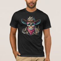 Sugar Skull Rebel Biker Rock-n-Roll