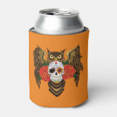 Sugar Skull Rozen Uil Blikjeskoeler (Blikje Voorkant)