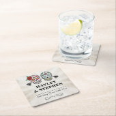 Sugar Skull Rustic Onderzetters Plaats Trouwfeest (Insitu)