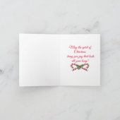 Sugar Skull Santa Kaart (Binnen)