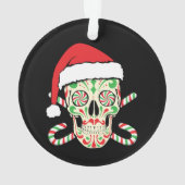 Sugar Skull Santa Ornament (achterkant)