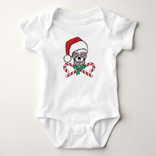 Sugar Skull Santa Romper (Voorkant)
