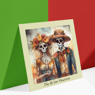 Sugar Skull Sweethearts, op maat Kaart