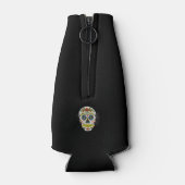 Sugar Skull Tattoo Skull Can of Bottle Cooler (Achterkant)