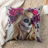 Sugar skull throw pillow kussen (Deken)