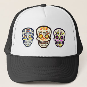 Sugar Skull Trio Trucker Pet