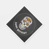 Sugar Skull Verjaardag Servet (Hoek)
