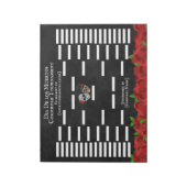 Sugar Skulls Cornhole Tournament Score Board Notitieblok (Gedraaid)