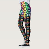 Sugar Skulls Day of the Dead Pop Mode Leggings (Links)