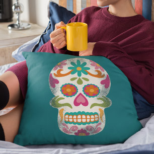 Sugar Skulls Dia de Los Muertos Kussen