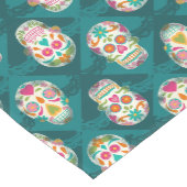 Sugar Skulls Dia de los Muertos Patterned Medium Tafelloper (Hoek)