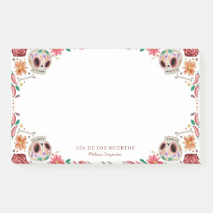 Sugar Skulls Día de los Muertos Thema Post-it® Notes