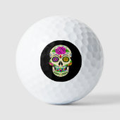 Sugar Skulls Golfballen (Voorkant)