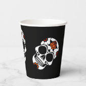 Sugar Skulls Halloween Party Papieren Bekers (Achterkant)