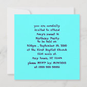 Sugar Skulls Harajuku Gothic Birthday Kaart (Achterkant)