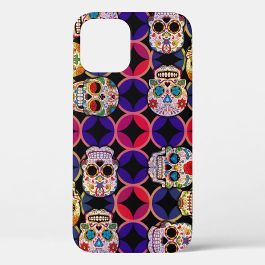 Sugar Skulls Pattern Case-Mate iPhone Case (Achterkant)