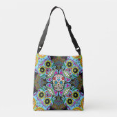 Sugar Skulls Pattern Crossbody Tas (Achterkant)